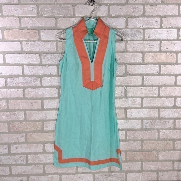 Sail to Sable Sleeveless Classic Mint Green Tunic Dress Size XXS - Picture 2 of 10